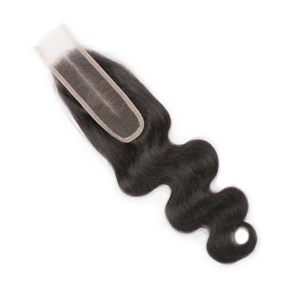 China Wholesale Raw Body Wave Free Sample Cuticle Aligned Virgin Hair Small Knots Indian Hair Lace Closure for sale