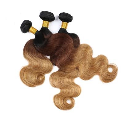 China Wholesale Body Wave Mink Ombre Remy Hair Weaves for sale