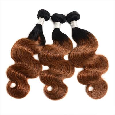 China Remy Body Wave 100 Bundles Body Wave Ombre Hair for sale