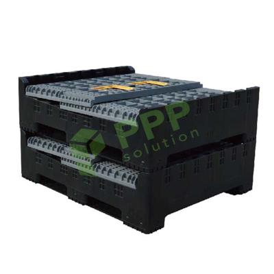 China <p>1200x1000x975 HDPE PP Pallet Sleeve Box Logotipo personalizado 1000 kg Carga dinámica</p> en venta