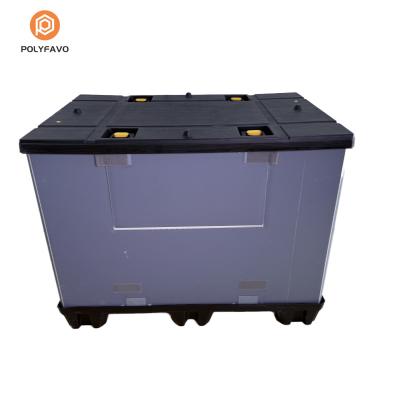 Chine Boîte d'emballage en PP en nid d'abeille Boîte à manches en palette en HDPE pour le transfert logistique à vendre