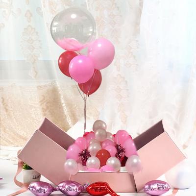 China Materials China Custom Birthday Gift or Recycled Wholesale Romantic Gift Box or Surprise Balloon in a Box for sale