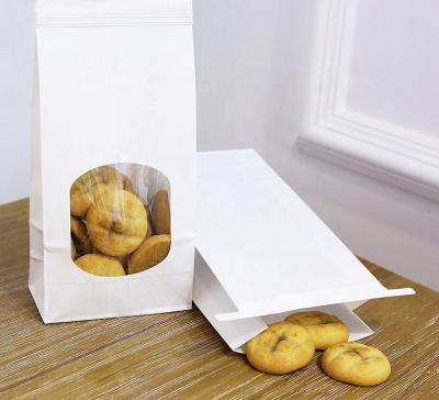 China Food Grade Recyclable Paper Chocolate Tin Link Fruit Cookies Bread Packaging Bag for sale