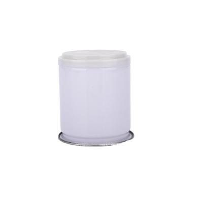 China Sealable non refillable hot sale food candle white food packaging jar with lid manufacturers wholesale round cans for sale