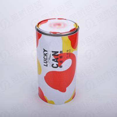 China Paint Glue Oil Another 5 Liters Empty Round Metal Tin Can Tinplate Paint Glue for sale