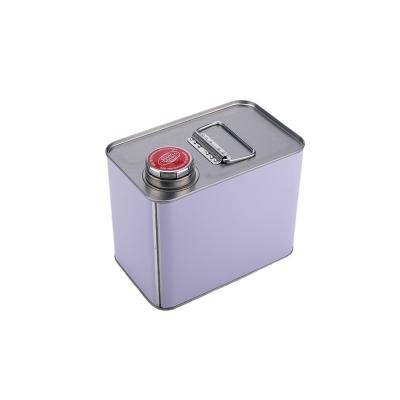 China Rustproof Chinese Custom Packing Printed Square Manufacturers Metal Tin Can Metal Ice Bucket for sale