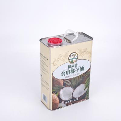 China Countinars Custom Tin Of Olive Oil 3 Liters Alcohol Curing Agent Oil Paint Glue for sale