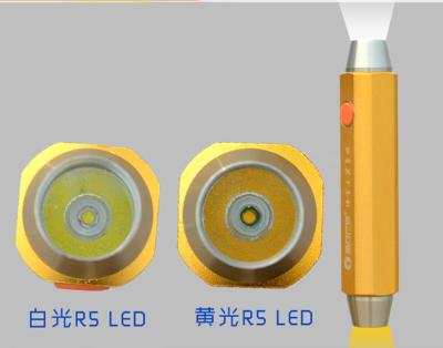 China Rechargeable Multi Functional Built-in 18650 Lithium Battery LED Flashlight UV and CREE T6 for sale