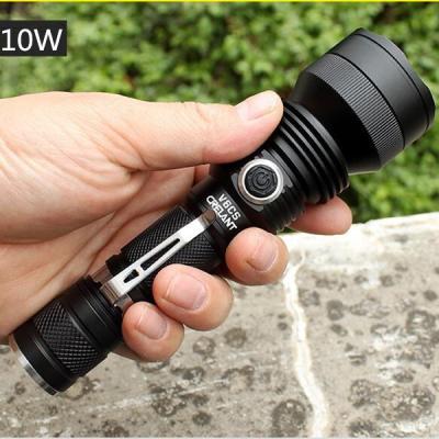 China CREE XML2 Portable 10W Handheld LED Flashlight Stepless Dimming Camp LED Lanternas Waterproof White Light Lamp for sale