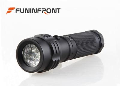 China Green Red White Light CREE LED Flashlight Using 3*aaa for Outdoor Emergency for sale