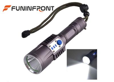 China 1200LMs CREE XM-L L2 Powerful LED Flashlight USB Charging, 5 Modes Bike Lights for sale