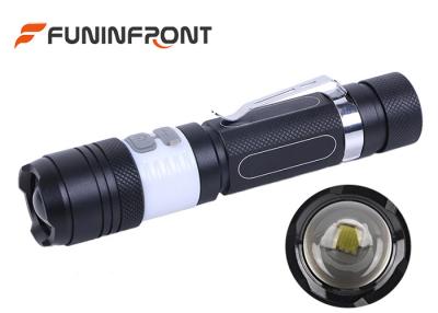 China 6 Light Modes CREE T6 LED Torch USB Rechargeable With Adjustable Focus for sale