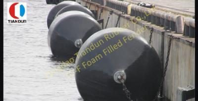 China Natural Rubber Foam Filled Fenders , SGS Marine Rubber Fender for sale