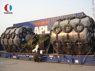 China Inflatable Pneumatic Foam Filled Fender High Pressure Resistant , Ø4500 x 9000L for sale