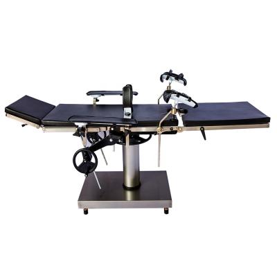 China Medical Operating Room Surgical Equipment Universal Manual Surgical Table 2100*500*750~1000mm for sale