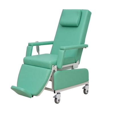 China Reclining Chair Modern Blood Donation Chair Infusion Chair ISO CE Phlebotomy Chair for sale