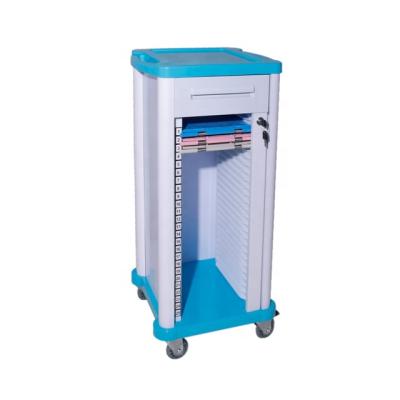 China ABS Industrial Plastic Lockable Hospital Backrest Patient Trolley for sale