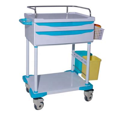 China Good Price Modern Hospital Dressing Emergency Equipment Medical Treatment Trolley for sale