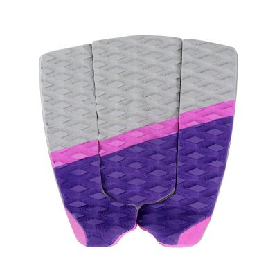 China Unisex Customized EVA Foam Sup Deck Pads Surf Traction Pad For Surfboard for sale