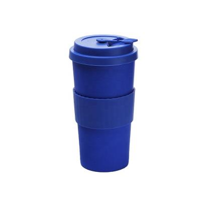 China 2021 New Disposable Bamboo Fiber Cups With Lid Biodegradable Cups Hot Selling Solid Color for sale