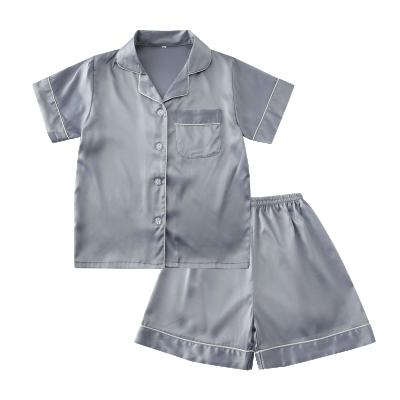 China QUICK DRY silk satin pajamas set for child bathing pajamas quick dry pajamas for sale