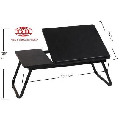 China Portable Foldable Laptop Table Folding Bed Portable Height Adjustable Laptop Desk with Adjustable Leg for sale