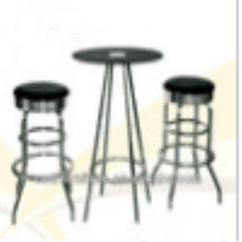 China Modern bar table with steel frame for sale