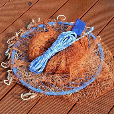 China So-Easy Double 360 ​​Fly Cast Hook Casting Fishing Net Nylon Monofilament Fishing Net Hand Net for sale