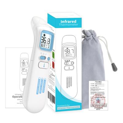 China Forehead& Cheap Price Ear Sensor IR Thermometer Digital Thermometers Baby Smart Non-contact Infrared Thermometers for sale