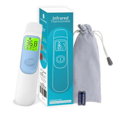 China Non-contact Smart Home Digital Baby Forehead Ear Thermometer Electrico Infrarojo IR Thermometer Non-contact Infrared Termometer for sale