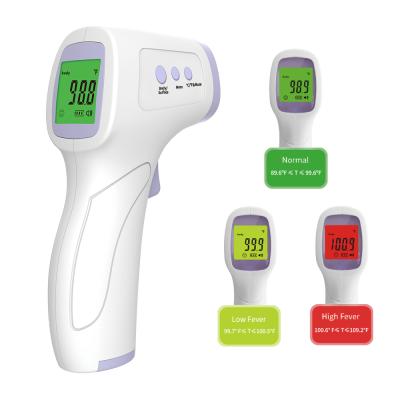 China Pocket Medical Electronic Portable Forehead Smart LCD Display Digital Infrared Thermometer For Baby Kids Adult for sale