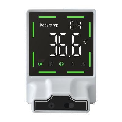 China OEM Thermometer Temperature Testing Human Body Wall Mounted Thermometer Digital Temperature Thermometer Automatically With Alarm With Stand for sale