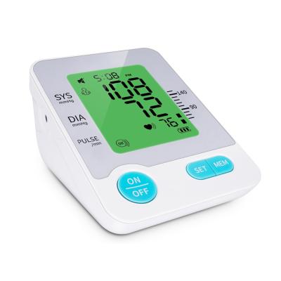 China BP Monitor Plastic Digital Automatic Arm Blood Pressure Monitor Smart Broadcasting Blood Meter for sale