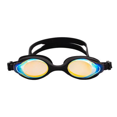 China Universal Silicone Anti-fog Water Swimming Pool Shaping Male And Female Student HD Electroplating United Swimming Goggles for sale