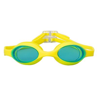 China Amazon One-piece swimming border swimming goggles new HD anti-fog universal silicone goggle manufacturers for sale