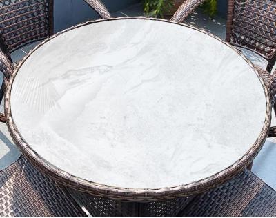 China Outdoor glass table en venta