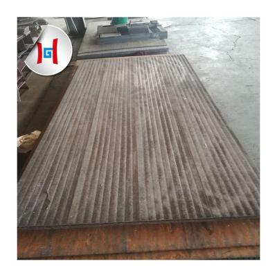 China Mining wear plate Bimetallic chromium carbide overlay (CCO) hard surfacing plate for sale