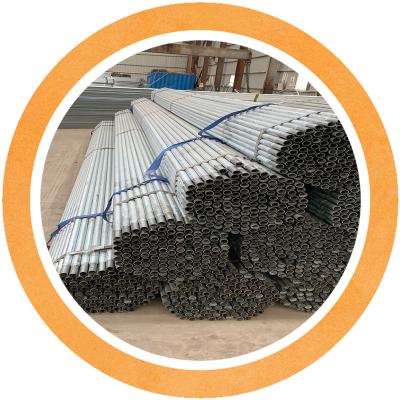 China Structure Pipe Welded Steel Pipe Hot Dipped Galvanized Tube For Agriculture Greenhouse for sale