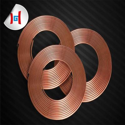 China Air condition or refrigerator 0.2mm thick copper pipe for air conditioner prices copper pipe price per meter copper pipe fitting for sale