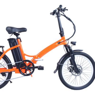 China Aluminum alloy 20 inch folding electric bicycle 20*2.215 tire 36V250W snow rear drive motor for sale