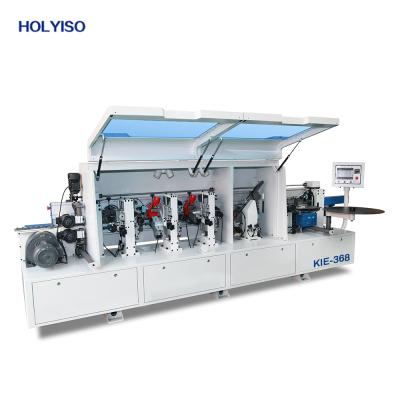 China Building material shops HOLYISO KIE-368 straight edge edging machine for furniture automatic edge edging machine for sale