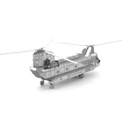 China Asia Metal DIY Set Model 3D Puzzle Ch47 Chinook Helicopter Teaches Children Gifts for sale