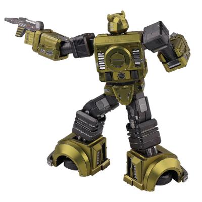 China Asian Transformers G1 Bumblebe Deformation Robot 3D Metal Puzzle Laser Cut Toy Model In Children's Gifts for sale