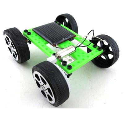 China Educational Equipment Mini Solar Car PEND UP Educational DIY Toys Science Making Kits for sale