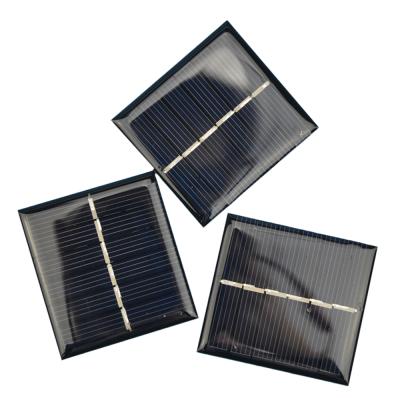 China Size 60*55mm 3V 120MA Monocrystalline Monocrystalline Silicon Module Solar Cell Solar Panels Solar Charger for sale