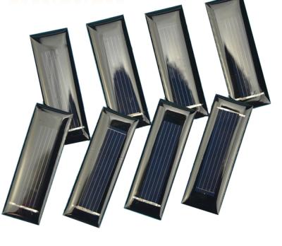 China Silicon Solar Panels Cell Module Size 53*18mm 0.5V 130MAPolycrystalline Polycrystalline Solar Solar Cell for sale