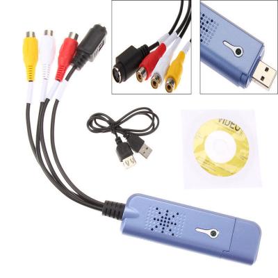 China USB 2.0 Converter Grabber Audio Video Capture Adapter For Win XP 7 8 10 NTSC PAL USB004 for sale