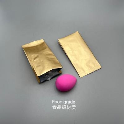 China High Quantity Recyclable Wholesale Matt Good Pouch Bag Cosmetic Packaging Bag Make Up Heat Seal Bag For Facial Puff for sale