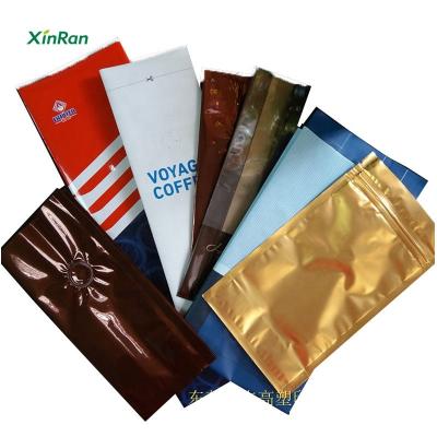 China Safety 125g 250g 500g 1000g Reusable Aluminum Foil Bags With UV Effect Flat Bottom Zipper Coffee Bean Packaging for sale