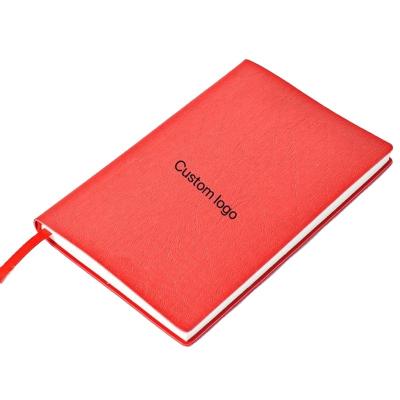 China Soft cover Superb Quality Proper Price A6 A5 A4 Size Office Leather Soft cover Custom Logo Notebook With Pen holder for sale